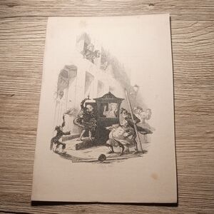 "Mr. Winkle's Situation When the Door Blew To," by Hablot Knight Browne